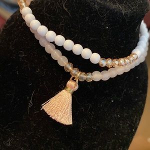 Tassel bracelet/anklet